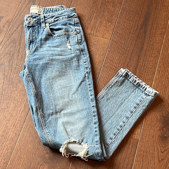 Garage Juniors Girls Straight Jeans Size 1 - Picture 1 of 6